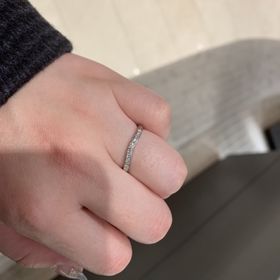 【俄(にわか)の口コミ】 ハーフエタニティです。
着け心地とかは、とても良かったです。
さり気な…