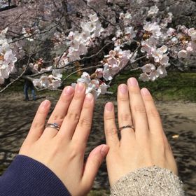 【アイプリモ(I-PRIMO)の口コミ】 先に婚約指輪をいただいたのですが、その時の指輪がアイプリモさんのもの…