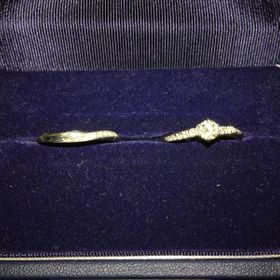 【銀座ダイヤモンドシライシの口コミ】 初めはシンプルな王道デザインにしようと思っていましたが、試着するとキ…