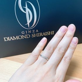 【銀座ダイヤモンドシライシの口コミ】 指にすーっと馴染むようなつけ心地で付けている間も全然違和感なしです！…