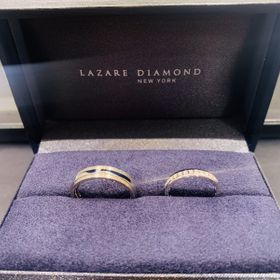 【ラザール ダイヤモンド(LAZARE DIAMOND)の口コミ】 男性の結婚指輪がデザイン性があるものをポイントに探してました。ニュー…