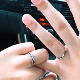 【アイプリモ(I-PRIMO)の口コミ】 婚約指輪をいただいたお店で結婚指輪も選びました。担当してくださった方…