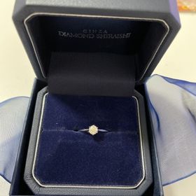 【銀座ダイヤモンドシライシの口コミ】 指輪はプロポーズの際に彼より頂きました。彼曰く、ダイアがハートアンド…