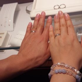 【銀座ダイヤモンドシライシの口コミ】 迷っていたときにお店の方が、きっとお客様にお似合いになると思って&hell…