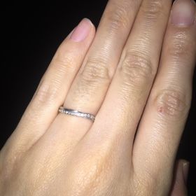 【銀座ダイヤモンドシライシの口コミ】 指輪でなにがいいのか迷っている際にスタッフの方が人気のデザインのもの…