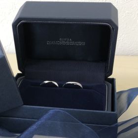 【銀座ダイヤモンドシライシの口コミ】 この指輪をしてお互いに着け心地、デザインが良くとてもよかった！ダイヤ…