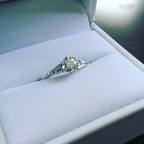 【宝寿堂(ほうじゅどう)の口コミ】 指が太く、指輪を着けなれていないことも悩みだったのですが、話をきいて…