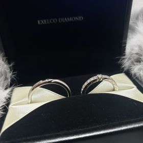 【エクセルコダイヤモンド(EXELCO DIAMOND)の口コミ】 普段使いのできるキラキラの指輪が希望でした。ハーフエタニティのビュー…