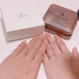 【Makana(マカナ)の口コミ】 シンプルすぎる指輪より、オシャレな模様の入った個性的な指輪が欲しいと2…