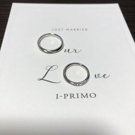 【アイプリモ(I-PRIMO)の口コミ】 デザインで決めました。旦那とペアで購入したかったので、どちらにも似合…