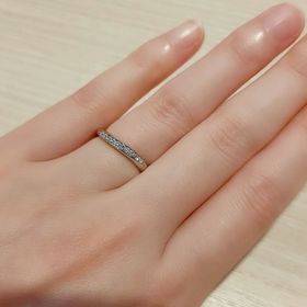 【エクセルコダイヤモンド(EXELCO DIAMOND)の口コミ】 デザインが豊富にある中から、ある程度は決めてからお店に行きました。い…