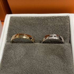 【エルメス(HERMES)の口コミ】 エルメスの他の種類のリングも魅力的でしたが、「H」の文字がモチーフにな…