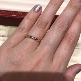 【カルティエ(Cartier)の口コミ】 ピンクゴールドがファッショナブルでおしゃれな雰囲気があり、一つのダイ…