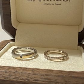 【TANZO.(鍛造指輪)の口コミ】 夫婦共に指輪のデザインにこだわりたく、フルオーダーできるこちらのブラ…