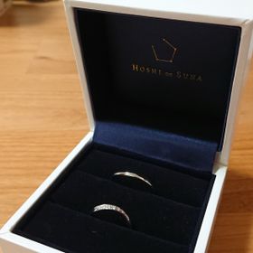 【HOSHI no SUNA 星の砂(ほしのすな)の口コミ】 婚約指輪を此方のブランド様のを頂いて、とてもつけ心地とデザインが良か…