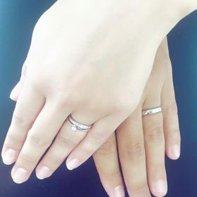 【MILK&Strawberry(ミルクアンドストロベリー)】の口コミ 女性用は、シンプルでさりげない可愛さに一目ぼれしました。男性用も、シン...