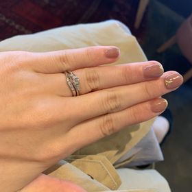 【アンジェリックフォセッテ(Angelique Fossette)の口コミ】 婚約指輪、結婚指輪セットリングでとにかくお値段が安いのにもかかわらず…