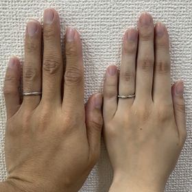 【銀座ダイヤモンドシライシの口コミ】 よくある結婚指輪の形ではなく、少し変わったデザインだったので他の人と…