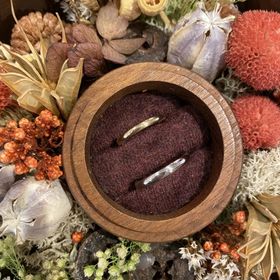 【鎌倉彫金工房の口コミ】 結婚指輪を手作りしました。イエローゴールドとプラチナで作りました。デ…