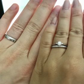 【LEGAN(レガン)の口コミ】 男性女性ともにデザインが豊富で、マット加工やピンクダイヤの色の濃さを…