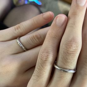 【JEWELRY STUDIO Advance(ジュエリースタジオアドバンス)の口コミ】 数ある中で選んだ決めては、あまり主張しすぎずシンプルなんですがワンポ…