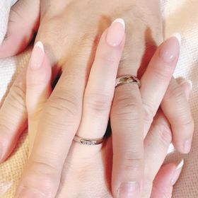 【アイプリモ(I-PRIMO)の口コミ】 旦那の指の関節が太く、男らしい指をしていたので、幅が太めのリングをず…