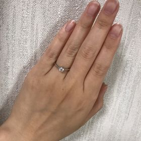 【LAPAGE(ラパージュ)の口コミ】 ダイヤの輝きの綺麗さとダイヤの大きさが大きかったこと。また横から見た…