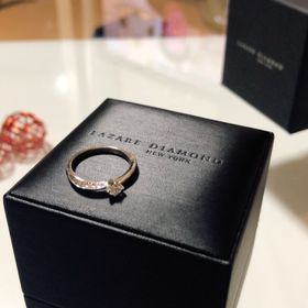 【ラザール ダイヤモンド(LAZARE DIAMOND)の口コミ】 ダイヤモンドのかがやきが他とちがいました。デザインもわたしの理想のが…