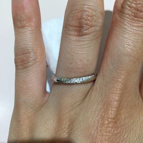 【TRECENTI(トレセンテ)の口コミ】 シンプルだけど、ダイヤもたくさん入っていて、派手過ぎないのに存在感の…