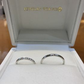 【REGALO(レガロ)の口コミ】 内甲丸のデザインを探して悩んでいたところ、担当の方に「オーダーリング…