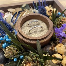 【鎌倉彫金工房の口コミ】 普段アクセサリーをつけないのでなるべくシンプルで細めの指輪が良かった…