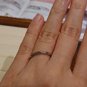 【festaria bijou SOPHIA(フェスタリア ビジュソフィア)の口コミ】 星をイメージしたメレダイヤがあしらわれているのですが、それが悪目立ち…