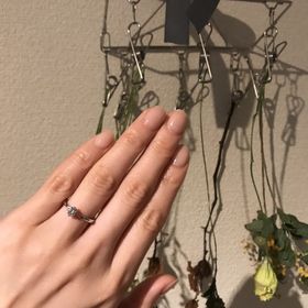 【ギンザタナカブライダル(GINZA TANAKA BRIDAL)の口コミ】 デザインはザ婚約指輪というものしかこだわりがなく、先に結婚指輪を決め…