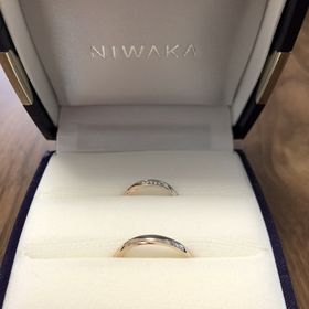 【俄(にわか)の口コミ】 他にはないプラチナとピンクゴールドの組み合わせがとても綺麗で印象的で…