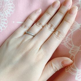 【アイプリモ(I-PRIMO)の口コミ】 担当してくれた店員さんが2人に似合うのではないかと提案してくれた指輪で…