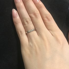 【ラザール ダイヤモンド(LAZARE DIAMOND)の口コミ】 シンプルだけどダイヤが少し入ってるのを探していたところ、ちょうどいい…