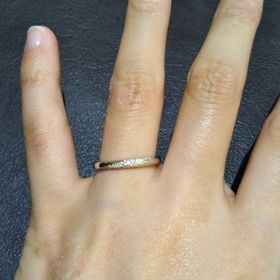 【TRECENTI(トレセンテ)の口コミ】 多彩なデザインがあります。プラチナを選びました。金属アレルギーが少な…