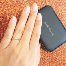 【銀座ダイヤモンドシライシの口コミ】 事前にカタログをみながら、今後何十年とつける指輪なら飽きが来ないシン…