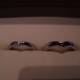 【ケイウノ ブライダル(K.UNO BRIDAL)の口コミ】 世界でたった二つの自分たちだけのオリジナルの指輪を作ることができたこ…
