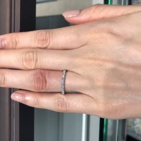 【アイプリモ(I-PRIMO)の口コミ】 ハーフエタニティを検討しているので数種類出して頂きました。
デザイン自…