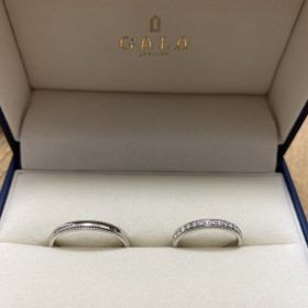【GALA JEWELRY(ガラジュエリー)の口コミ】 最初はシンプルなものを、と思っていたのですが複数の指輪を見ていて、そ…