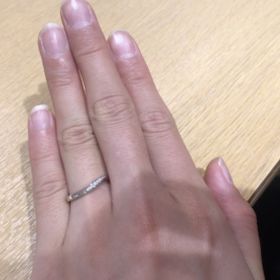 【TRECENTI(トレセンテ)の口コミ】 凄くよかったです！形も質も理想通りでした！
色んな指輪を試しましたが、…