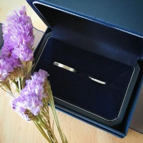 【銀座ダイヤモンドシライシの口コミ】 スタッフの方が「これが合うと思う」と持ってきてくださった指輪のデザイ…