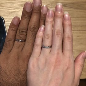 【銀座ダイヤモンドシライシの口コミ】 自分たちの指に似合うリングで価格も予算内に収まったのでこちらにしまし…