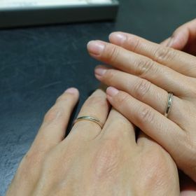 【MIKIMOTO(ミキモト)の口コミ】 ピンクゴールドとプラチナのコンビでミル打ち。
最初イメージした物に一番…