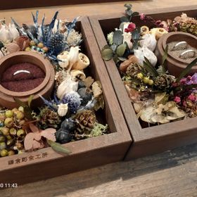 【鎌倉彫金工房の口コミ】 素材、形、加工等様々な種類から選べます。当日丁寧に説明があり、結婚指…