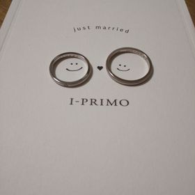 【アイプリモ(I-PRIMO)の口コミ】 お互いに普段アクセサリーをつける習慣がなかったため、全体がプラチナの…