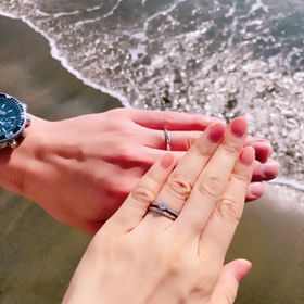 【アイプリモ(I-PRIMO)の口コミ】 結婚指輪と婚約指輪の重ね付けのバランスがとてもよかったです。ヘラクレ…