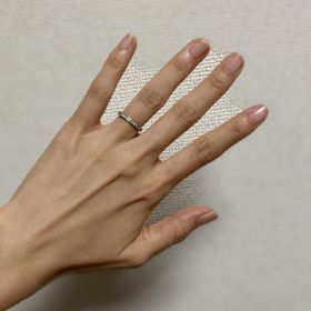 【4℃ BRIDAL(ヨンドシーブライダル)の口コミ】 指輪に強度があり、結婚指輪にぴったりということでこのブランドに決めた…