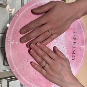 【アイプリモ(I-PRIMO)の口コミ】 私たちが選んだルキナは、男性のリングは艶消し加工ができ、女性のリング…